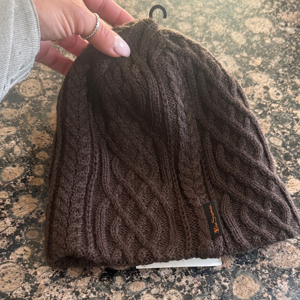 Ben Sherman Brown Knit Hat unisex (NWT)